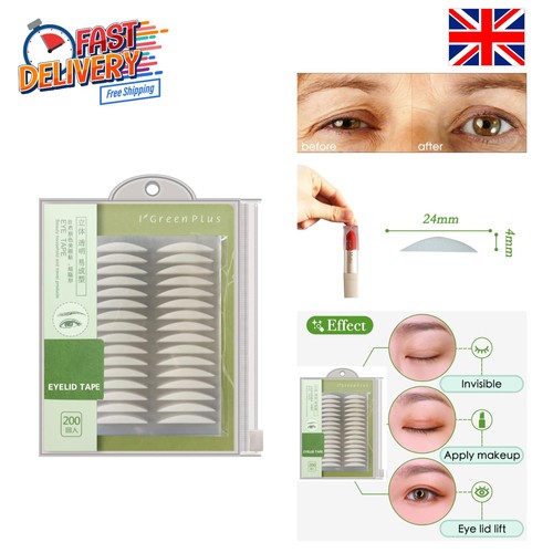 Invisible eyelid lift strips - invisible,