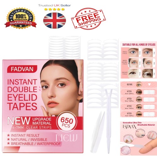 Invisible eyelid tape 650pcs - invisible,